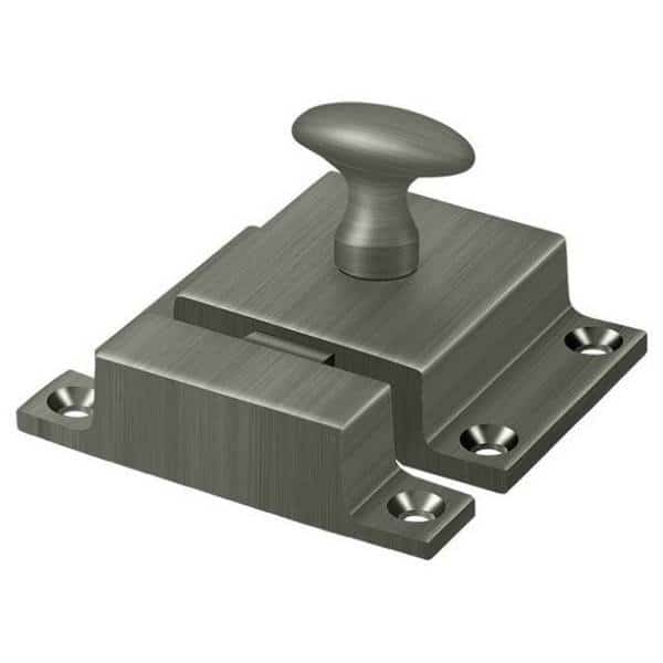 Cabinet Lock, 1-3/5" X 2-3/10" Antique Nickel, Deltana, Mfr#: CL1580U15A