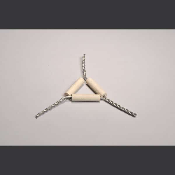 Clay Pipe Triangle, 2 1/2" Side Length