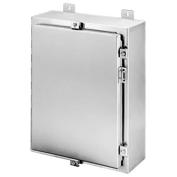 Continuous Hinge with Clamps, Type 4X, 36.00x30.00x16.00, SS Type 316L