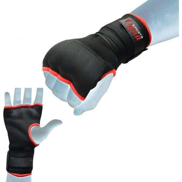 Inner Hand Gloves With Wrist Strap Red X, CYNASPORTS, Mfr# CS-0024