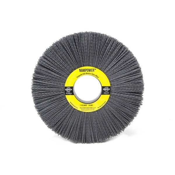 CW8180SC NAMPOWER Abrasive Wheel Brush, 8" Diameter, 80SC, 2" Arbor Hole, 2.5" Trim Length
