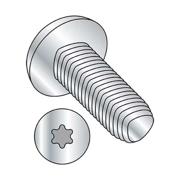 Thread Cutting Screw, M5-0.80 x 10 mm, Wax Steel Pan Head Torx Drive, 500 PK, EnjoyTool select, Mfr# M510D7500T