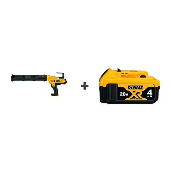 Caulk Gun, 20V DC, 29 oz, Battery