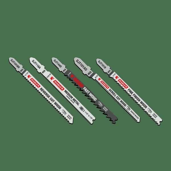 JigsawBlade, 5pcs, TPI:10, 17/24, 20, 6