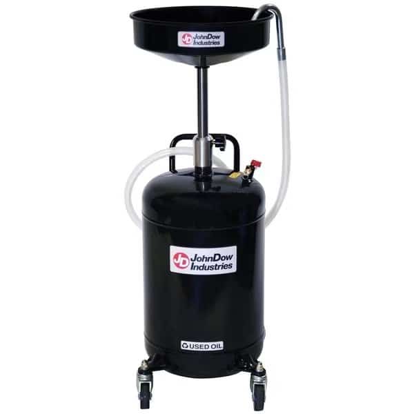 Self-Evacuating Portable Oil Drain, 18 Ga