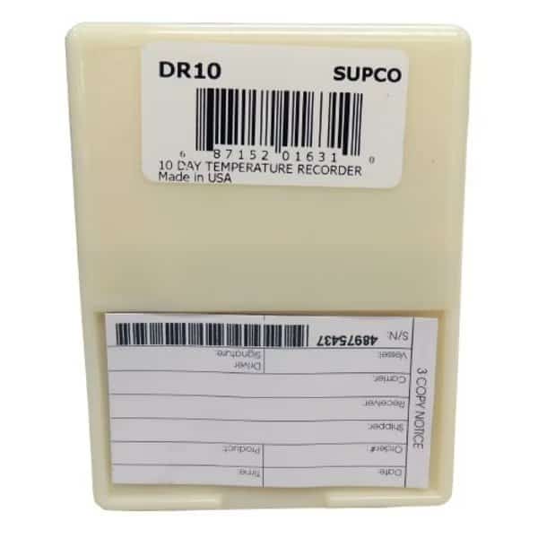 Disposable Temp Recorder, 10 Day, Supco, Mfr#: DR10