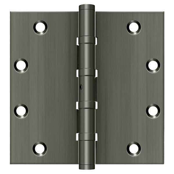 Antique Nickel Door and Butt Hinge, DELTANA, Mfr# DSB55NB15A