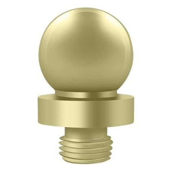 Ball Tip For 6" X 6" Hinge Unlacquered Bright Brass, DELTANA, Mfr# DSBTL3-UNL