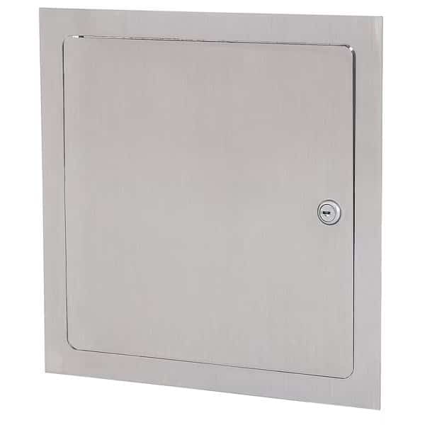 Dry Wall Access Door,12x12,SS, Mfr#: DW12X12SS-CL, ELMDOR