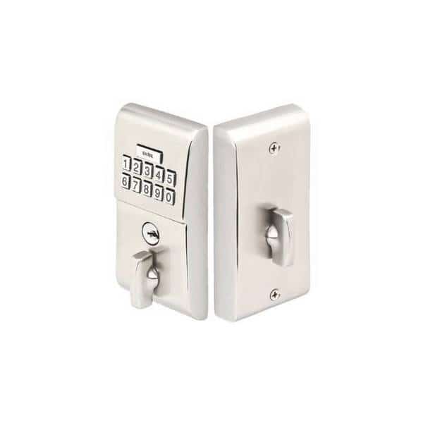 Satin Nickel Deadbolt E1020US15, Mfr#: E1020US15, EMTEK