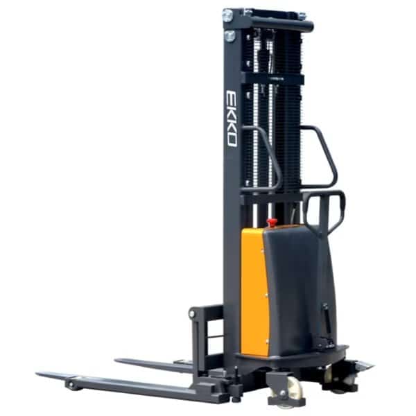 Semi-Electric Straddle Stacker, 3300 lb.