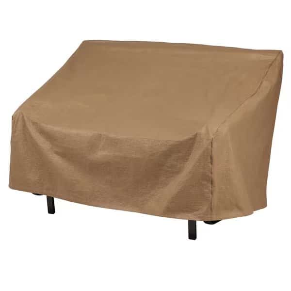 Essential Tan Patio Bench Cover, Essential, 51"x29"x, 29"x51", Duck Covers, Mfr#: EBN533135
