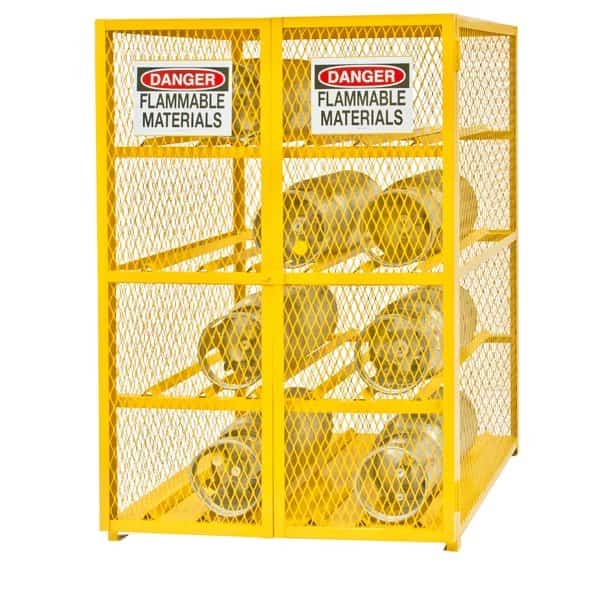 Gas Cylinder Cabinet,50x42,Capacity 12, Mfr#: EGCC12-50, DURHAM MFG