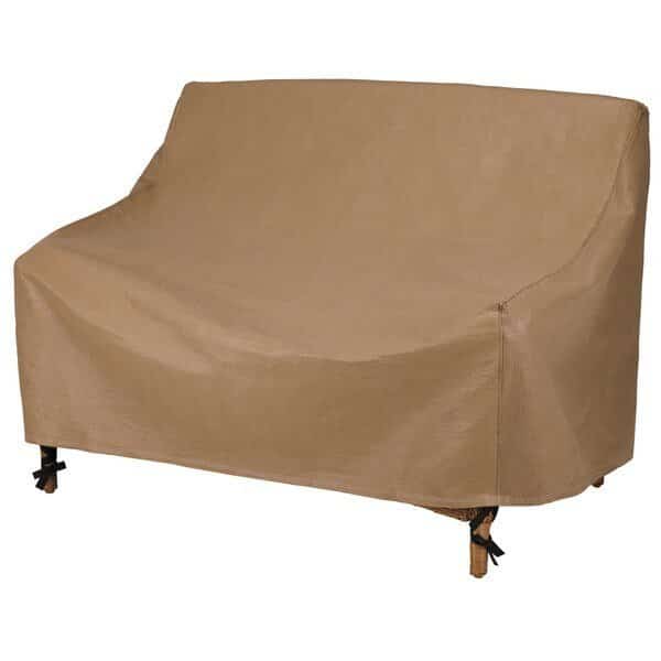 Essential Latte Patio Loveseat Cover, 62" x 38"x 35"