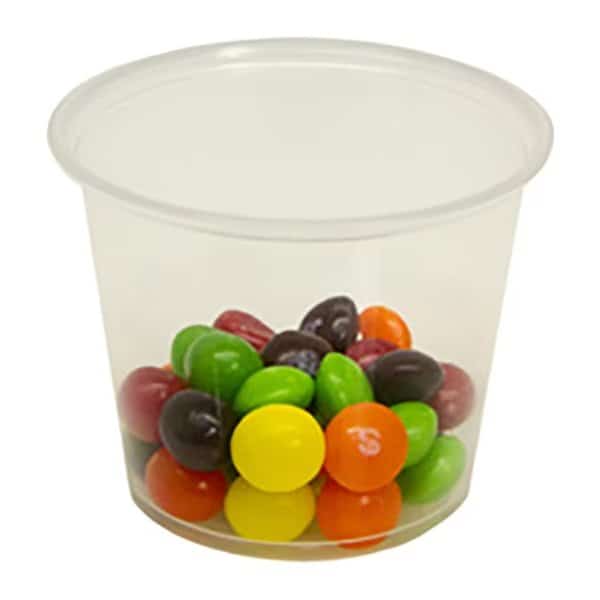 Plastic Portion Cup, 5.5oz., Clear, PK2500