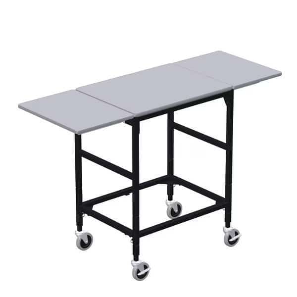 Mobile Work Table w/ Drop Lves