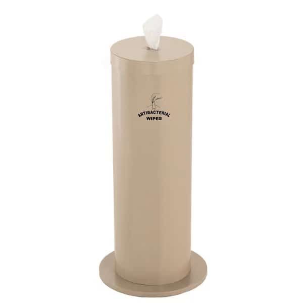 Gym Wipe Dispenser/Storage, Logo, Beige