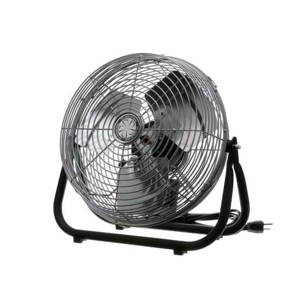Floor Fan 12", 120V, Gray, Steel Base 1/1