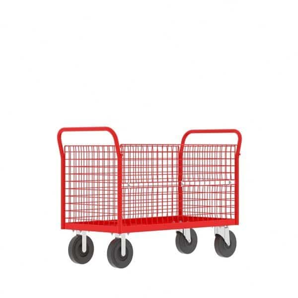 Cage Cart, 4-Sided 48"Wx24"D, 4-Sided Low