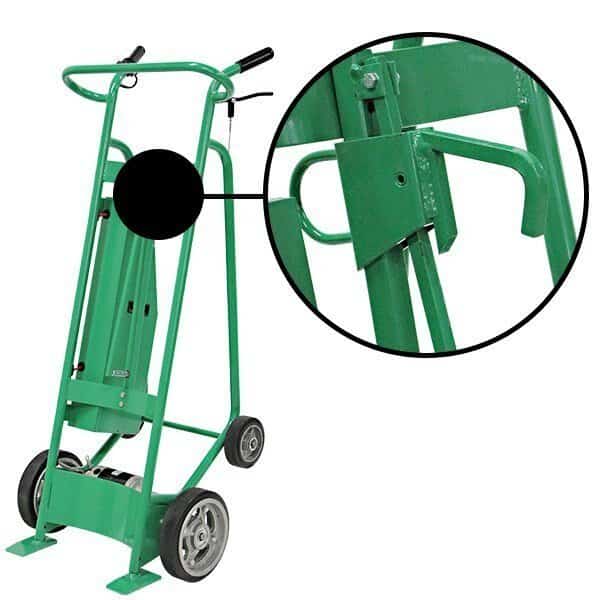Powered Hand Truck, 800 lb, w/Solid Rubber