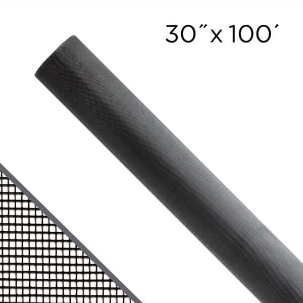 Aluminum Black, 30" x 100FT