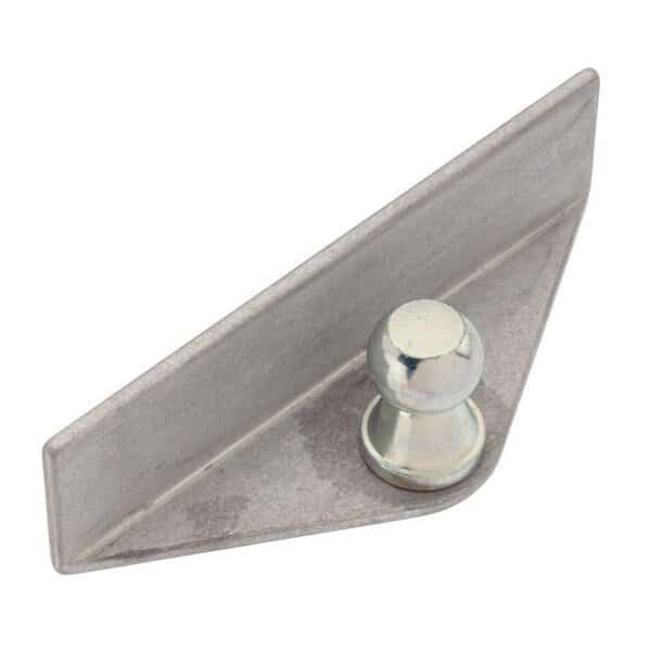 Ball Bracket, 10mm (Stl) Alum 2.51", 90Deg