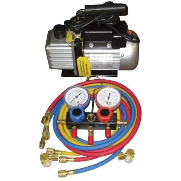 Vacuum Pump/Manifold Gauge Set, Fjc, Mfr#: KIT6