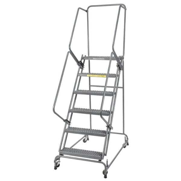 Rolling Ladder, Steel, 60 in.H