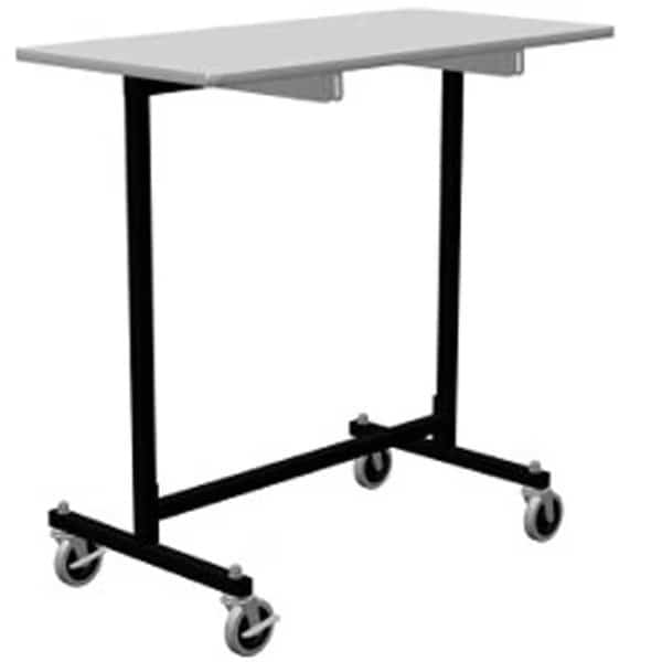 Folding Work Table 20" x 40" x 39 1/2"H with black bottom shelf, Irsg, Mfr#: FTW-30A4-S30