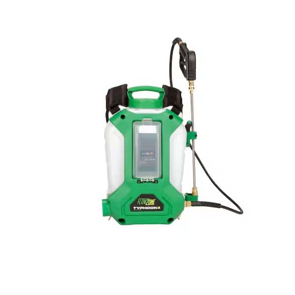 4 gal Backpack Sprayer, Plastic, 5 ft L Hose, Cone/Fan/Jet Nozzle Spray Pattern
