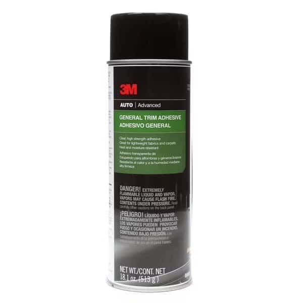 Spray Trim Adhesive, 8088 Series, Clear, 24 oz, Aerosol Can