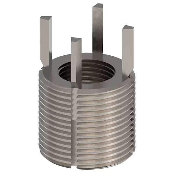Key Locking Thread Insert, Extra Heavy Wall, 4 Keys, 7/8"-14 Int Thd Sz, 1 3/8"-12 Ext Thd Sz, 10 PK