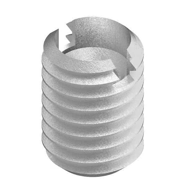 Thin Wall Self Locking Thread Insert, No. 6-32 Int Thrd Sz, 18-8 Stainless Steel, 5 PK