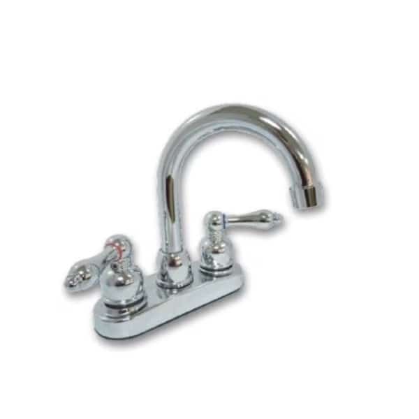 Dual Handle Lavatory Faucet, Cer/Disc, High Arc, 1.5 gpm, Chrome