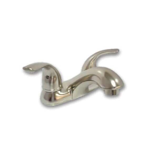 Dual Handle Lavatory Faucet, 2 Handle, Br Nickl, 1.5 gpm, Brushed Nickel
