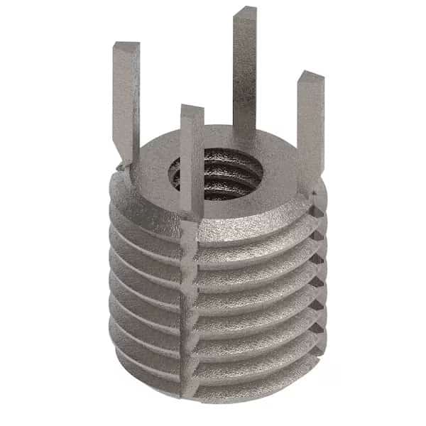 Key Locking Thread Insert, Heavy Wall, 4 Keys, M5-0.80 Int Thrd Sz, M10-1.25 Ext Thrd Sz, 10 PK