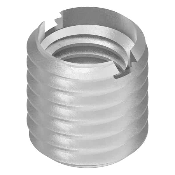 Thin Wall Self Locking Thread Insert, M12-1.75 Int Thrd Sz, Steel, 5 PK