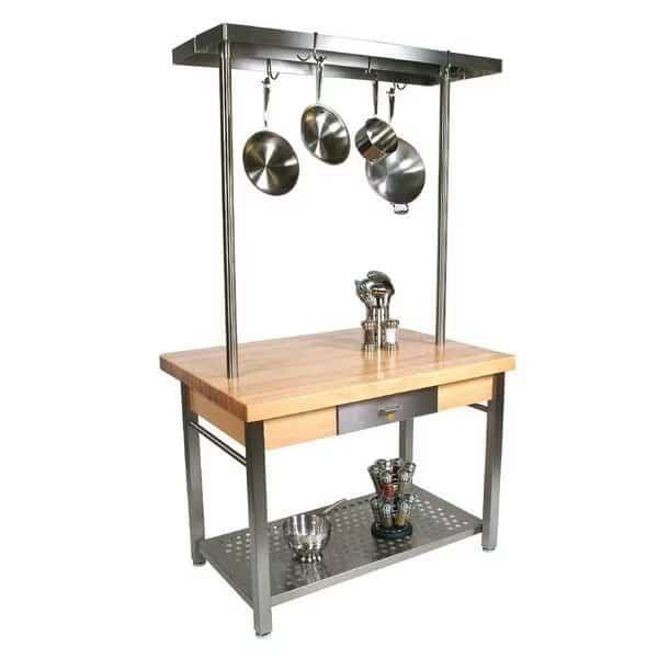 Cucina Grnd, Dp lef, Cstr, Rck, 60x36x2-1/4, JOHN BOOS & CO, Mfr# CUCG11C-PRG60