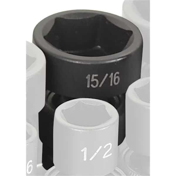 3/8" Drive, 15/16 Size, SAE Socket, 6 Points