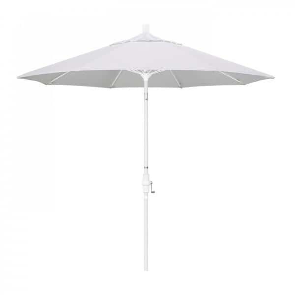 Patio Umbrella,White Aluminum Pole,9 Ft., Mfr#: 194061000000, MARCH