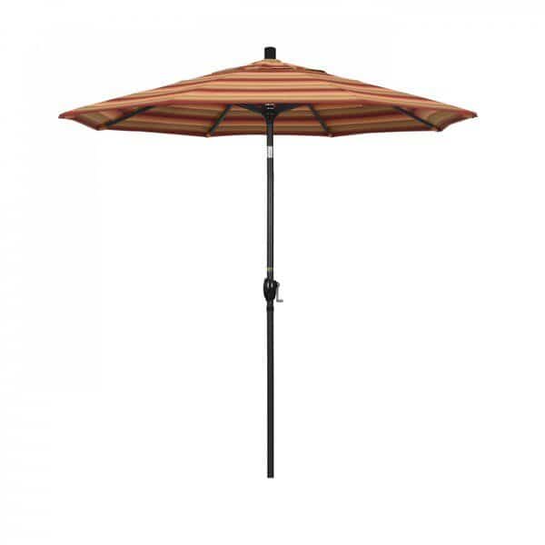 Patio Umbrella, Octagon, 95.5" H, Sunbrella Fabric, Astoria Sunset