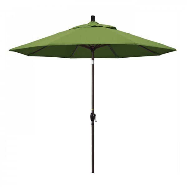 Patio Umbrella, Octagon, 101" H, Sunbrella Fabric, Spectrum Cilantro