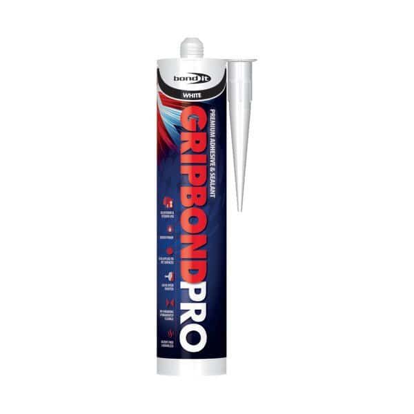 GRIPBOND PRO Hybrid Sealant and Adhesive, Mfr#: BDMSPWH, BOND IT