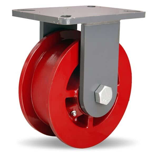 Rigid Caster, Ch 6X3-1/4 Ft Wheel