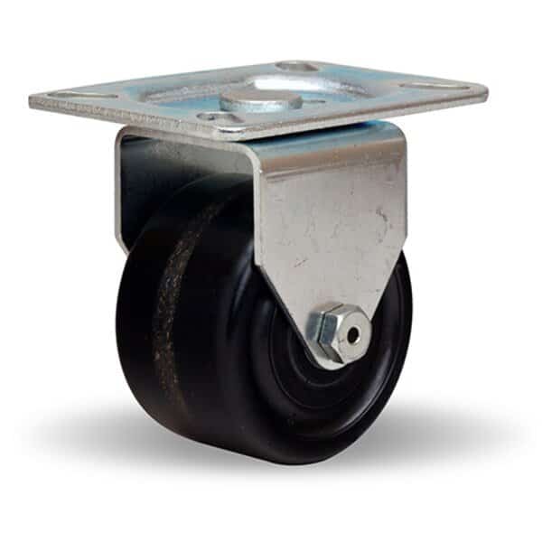 Rigid Caster, Hl 3X1-3/4 PlasteXWheel
