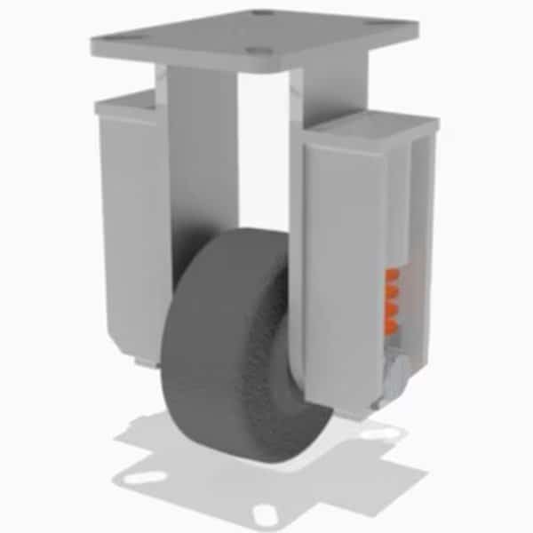 Rigid Spring, Loaded Ch 6X3 Plastex, HAMILTON, Mfr# R-SPCH-63PH-2