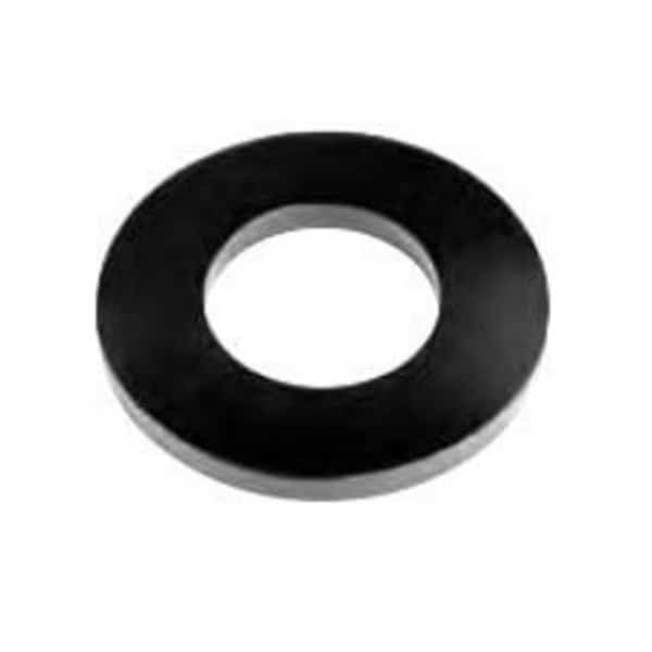 Flat Washer, For Screw Size #8 , Steel Black Oxide Finish, 25 PK