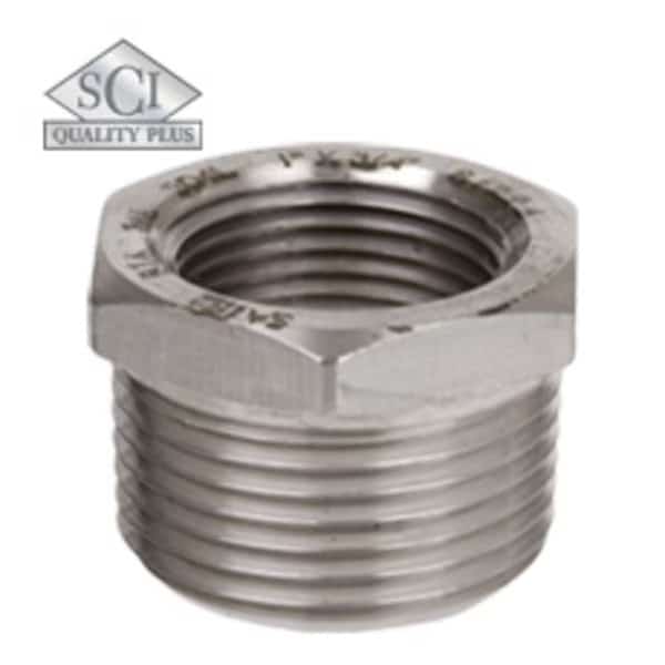 Thrd Bushing, 3M, 304/L, 1-1/2X1"