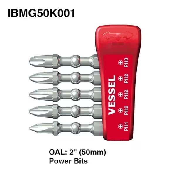 IMPACT BALL Torsion Bit ASSORTx50,PK5, Mfr#: IBMG50K001, VESSEL