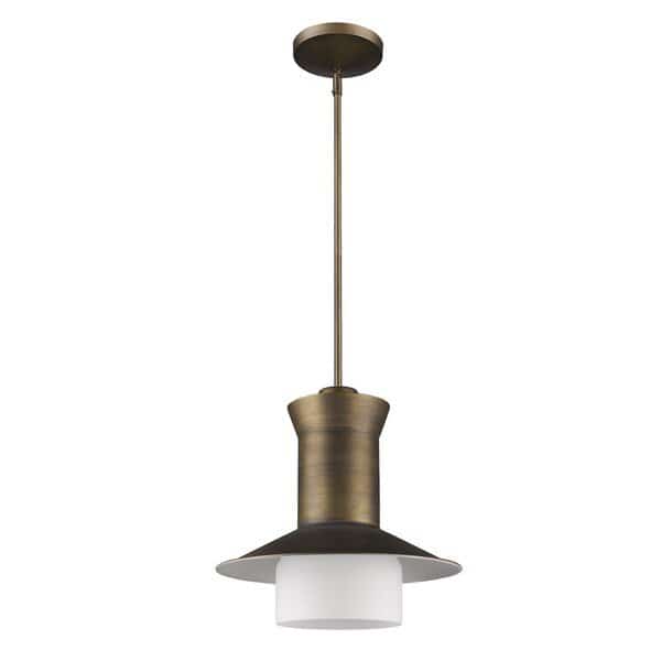 Greta 1-Light Pendant Raw Brass